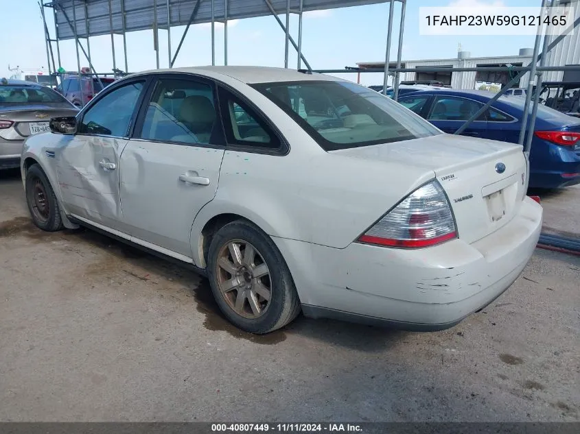 2009 Ford Taurus Se VIN: 1FAHP23W59G121465 Lot: 40807449