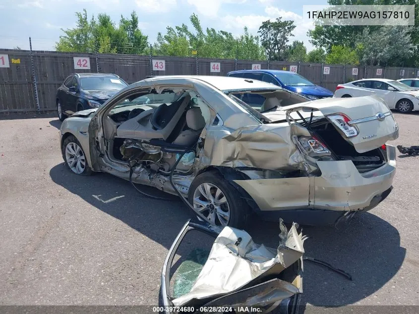 2010 Ford Taurus Sel VIN: 1FAHP2EW9AG157810 Lot: 39724680