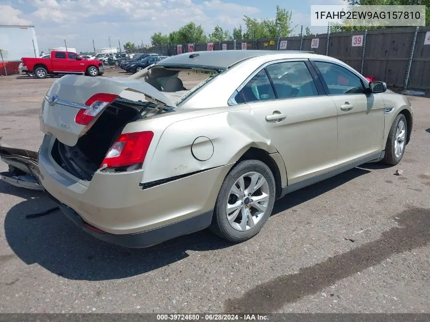 2010 Ford Taurus Sel VIN: 1FAHP2EW9AG157810 Lot: 39724680