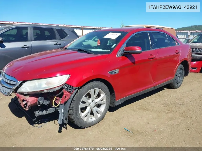 2010 Ford Taurus Sel VIN: 1FAHP2EW9AG142921 Lot: 39764570