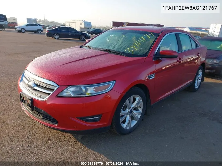 2010 Ford Taurus Sel VIN: 1FAHP2EW8AG121767 Lot: 39814779