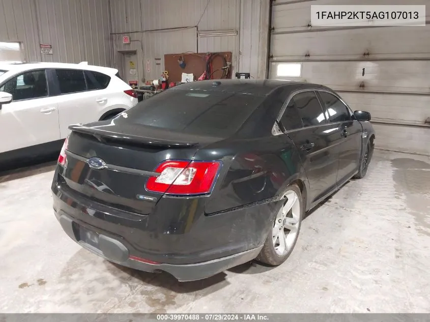 2010 Ford Taurus Sho VIN: 1FAHP2KT5AG107013 Lot: 39970488