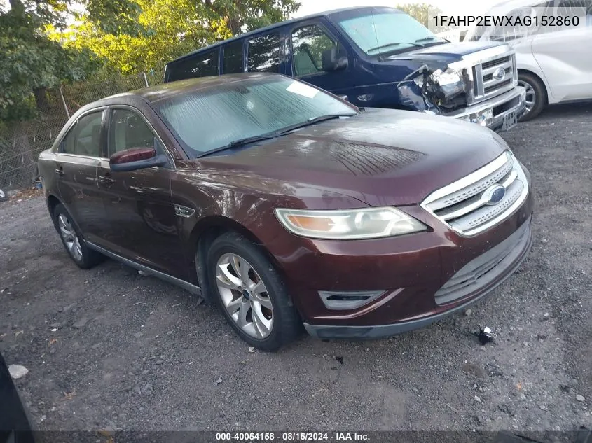 2010 Ford Taurus Sel VIN: 1FAHP2EWXAG152860 Lot: 40054158