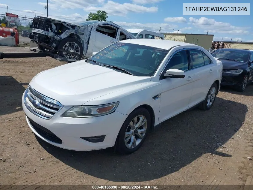 2010 Ford Taurus Sel VIN: 1FAHP2EW8AG131246 Lot: 40155390