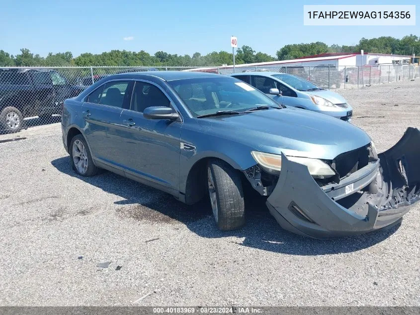 2010 Ford Taurus Sel VIN: 1FAHP2EW9AG154356 Lot: 40183969