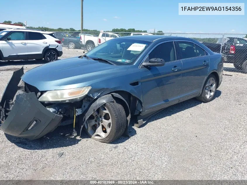 2010 Ford Taurus Sel VIN: 1FAHP2EW9AG154356 Lot: 40183969