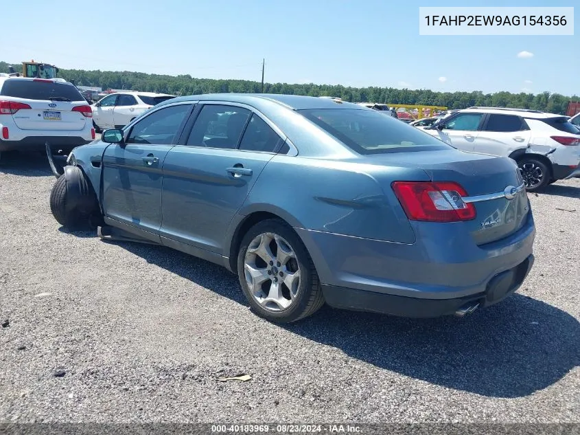 2010 Ford Taurus Sel VIN: 1FAHP2EW9AG154356 Lot: 40183969