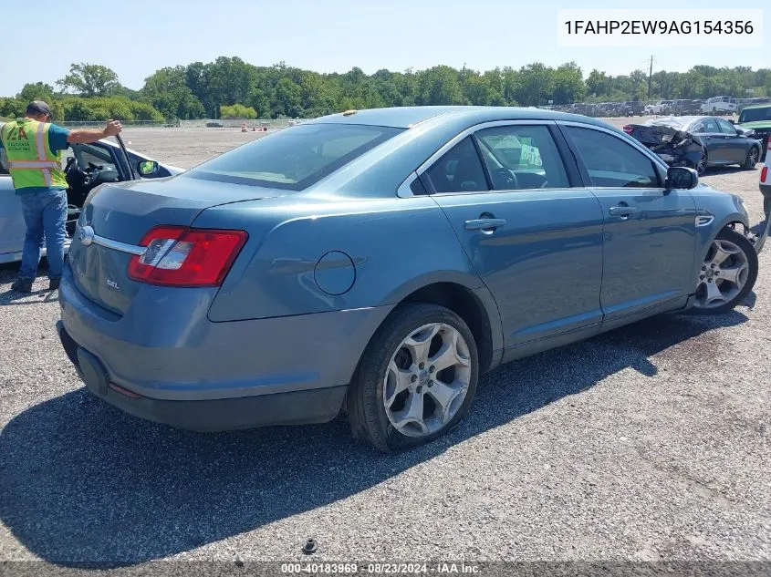 2010 Ford Taurus Sel VIN: 1FAHP2EW9AG154356 Lot: 40183969