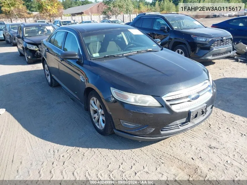 2010 Ford Taurus Sel VIN: 1FAHP2EW3AG115617 Lot: 40249996