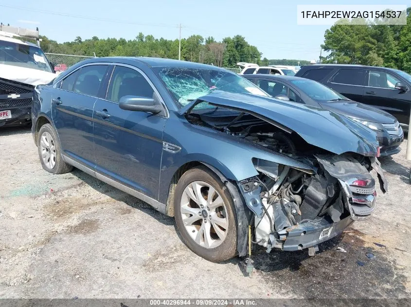 2010 Ford Taurus Sel VIN: 1FAHP2EW2AG154537 Lot: 40296944