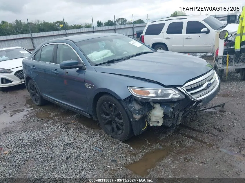 2010 Ford Taurus Sel VIN: 1FAHP2EW0AG167206 Lot: 40315637