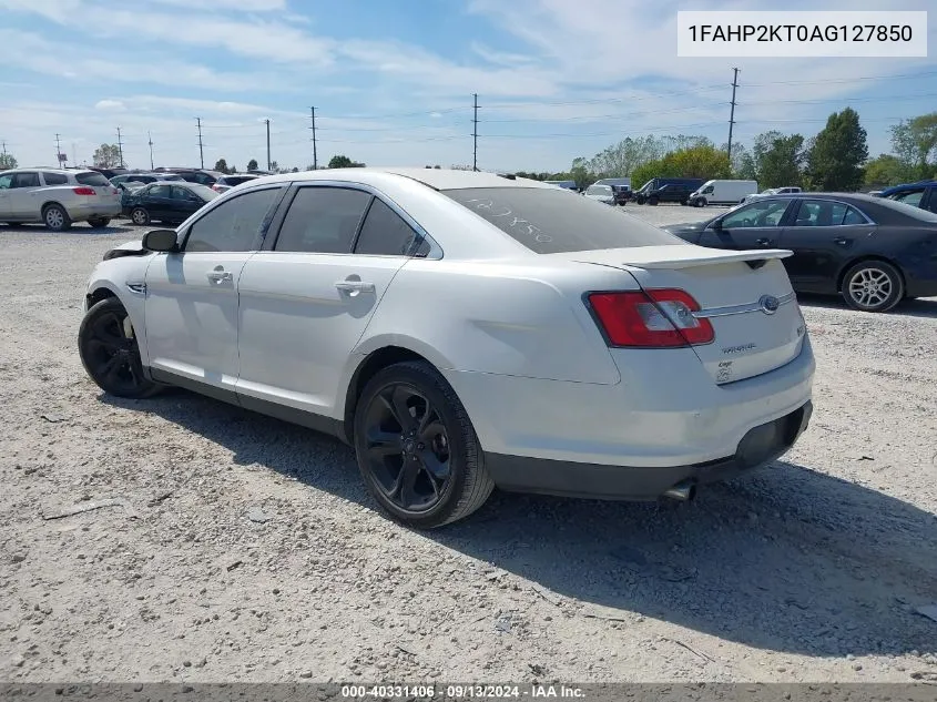 2010 Ford Taurus Sho VIN: 1FAHP2KT0AG127850 Lot: 40331406