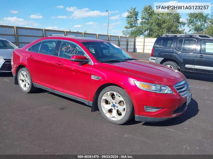 2010 Ford Taurus Sel VIN: 1FAHP2HW1AG123257 Lot: 40351470