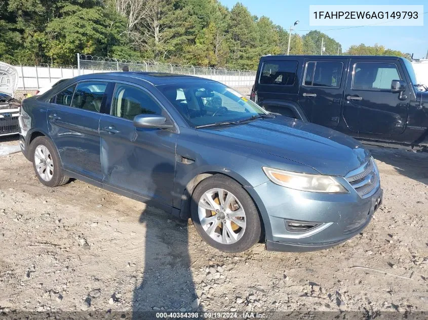 2010 Ford Taurus Sel VIN: 1FAHP2EW6AG149793 Lot: 40354398