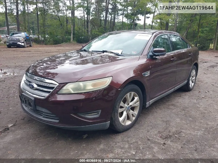 2010 Ford Taurus Sel VIN: 1FAHP2EW4AG119644 Lot: 40366916