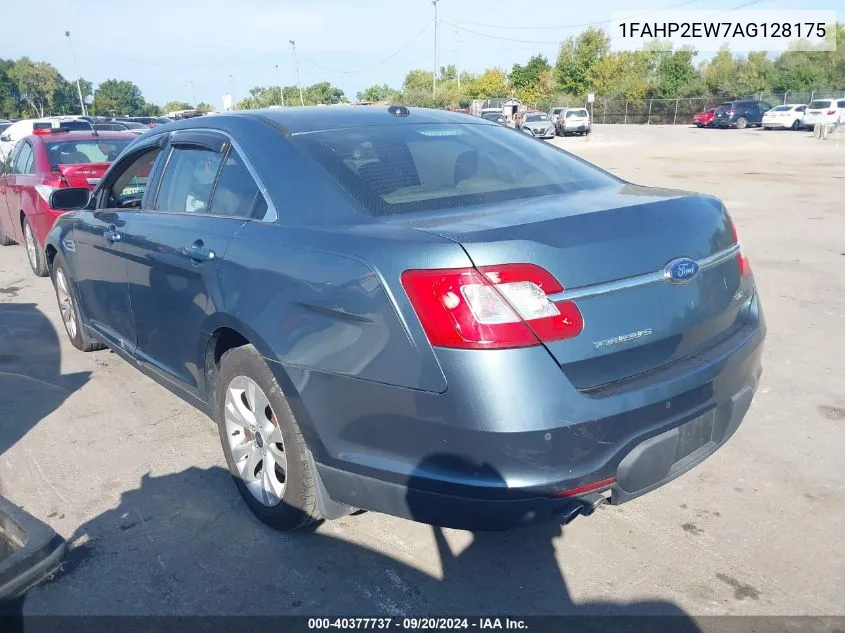 2010 Ford Taurus Sel VIN: 1FAHP2EW7AG128175 Lot: 40377737