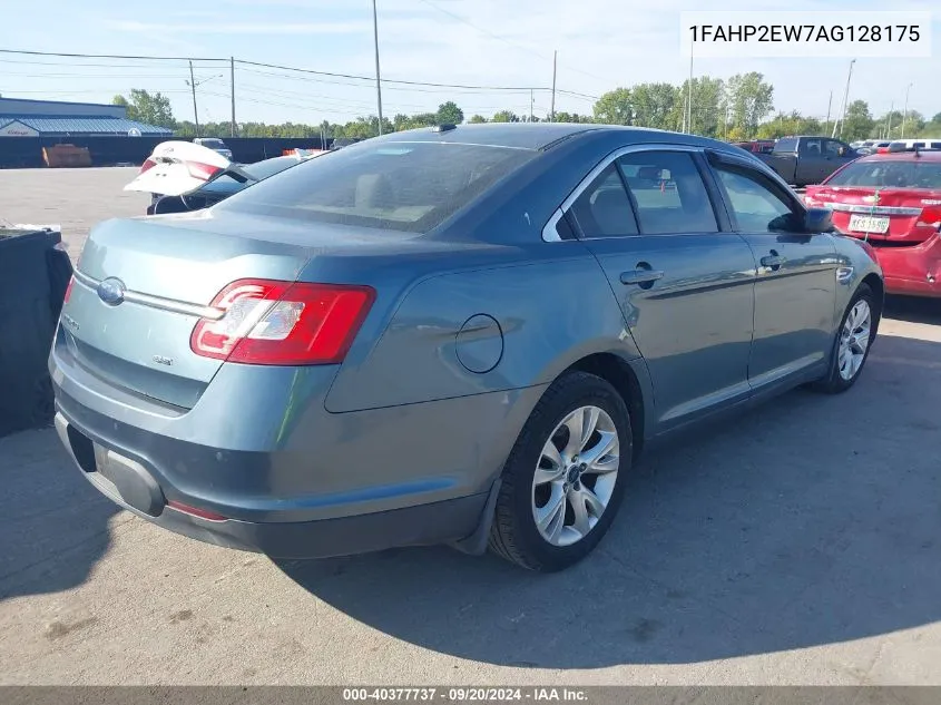 2010 Ford Taurus Sel VIN: 1FAHP2EW7AG128175 Lot: 40377737