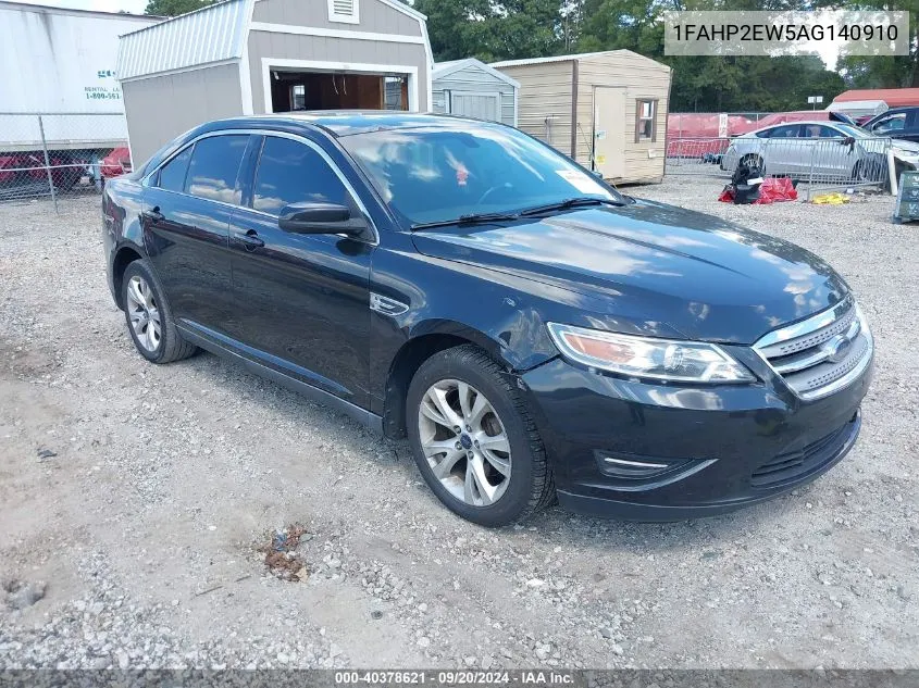 2010 Ford Taurus Sel VIN: 1FAHP2EW5AG140910 Lot: 40378621