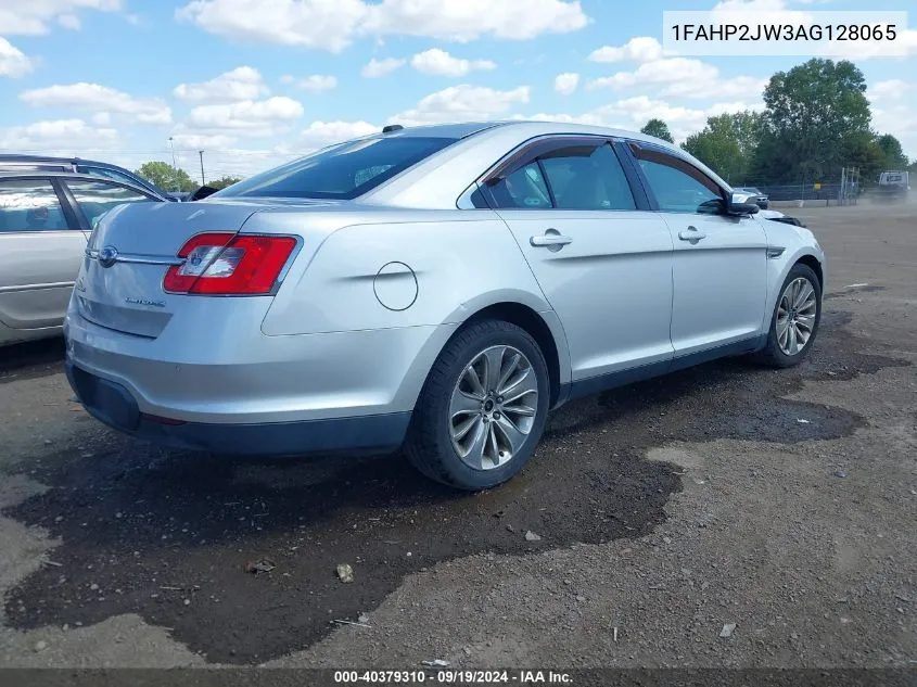 2010 Ford Taurus Limited VIN: 1FAHP2JW3AG128065 Lot: 40379310