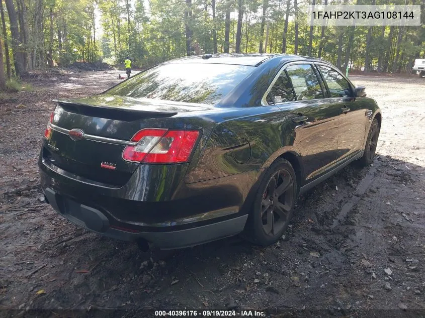 2010 Ford Taurus Sho VIN: 1FAHP2KT3AG108144 Lot: 40396176