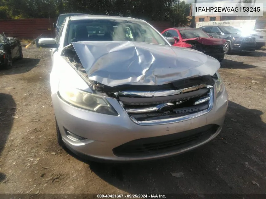 2010 Ford Taurus Sel VIN: 1FAHP2EW6AG153245 Lot: 40421367