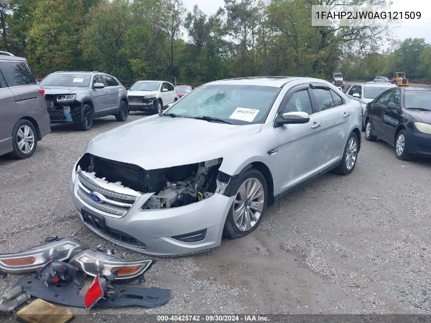 2010 Ford Taurus Limited VIN: 1FAHP2JW0AG121509 Lot: 40425742