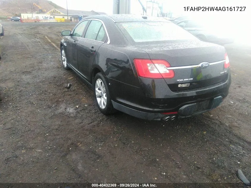 2010 Ford Taurus Sel VIN: 1FAHP2HW4AG161727 Lot: 40432369