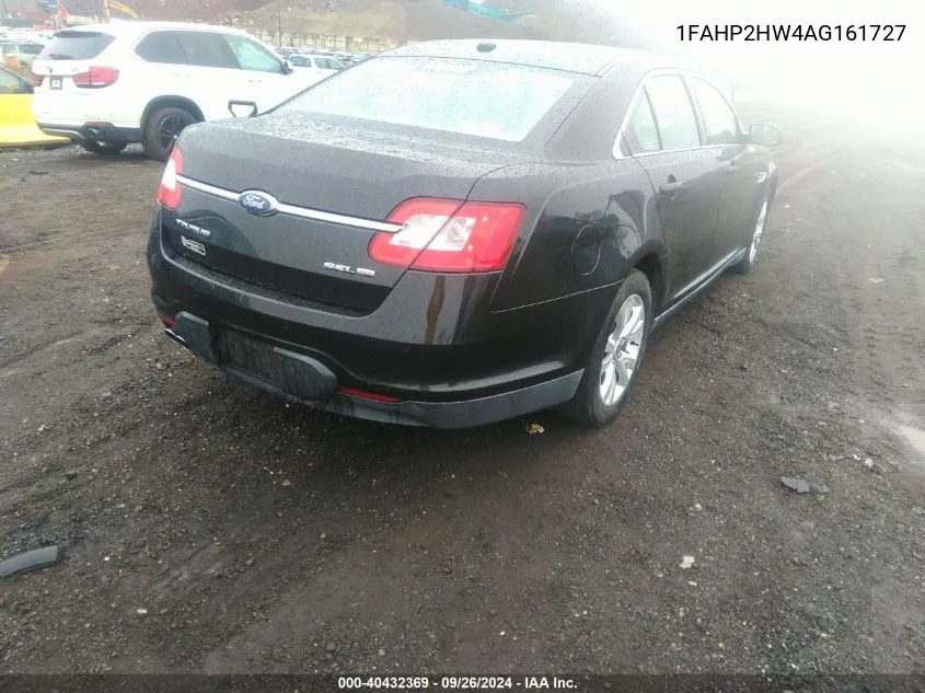 2010 Ford Taurus Sel VIN: 1FAHP2HW4AG161727 Lot: 40432369