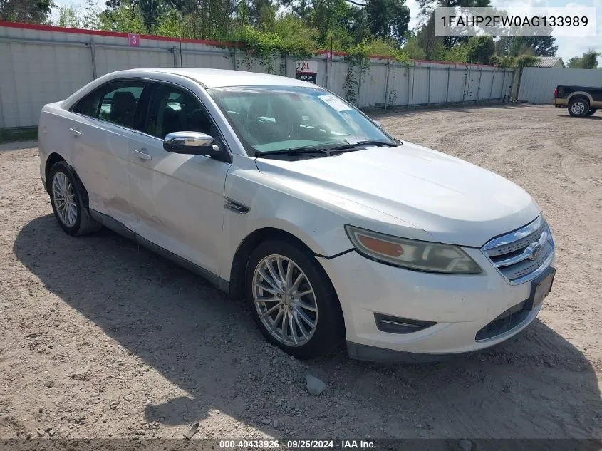 2010 Ford Taurus Limited VIN: 1FAHP2FW0AG133989 Lot: 40433926