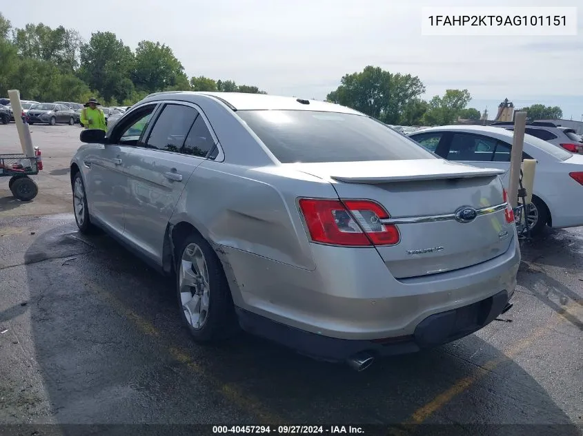 1FAHP2KT9AG101151 2010 Ford Taurus Sho