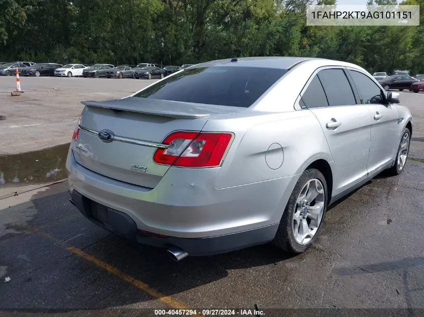 1FAHP2KT9AG101151 2010 Ford Taurus Sho