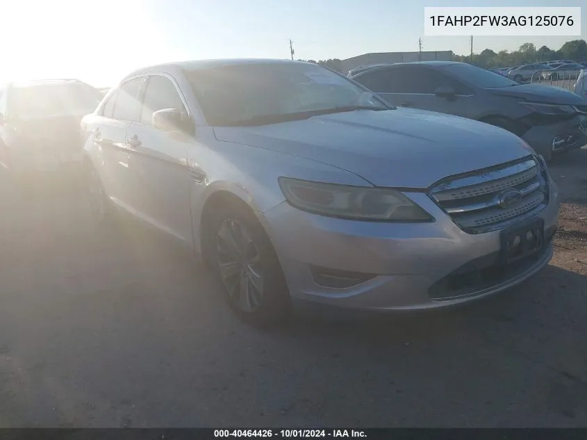 1FAHP2FW3AG125076 2010 Ford Taurus Limited