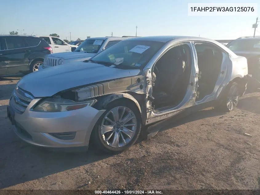 2010 Ford Taurus Limited VIN: 1FAHP2FW3AG125076 Lot: 40464426