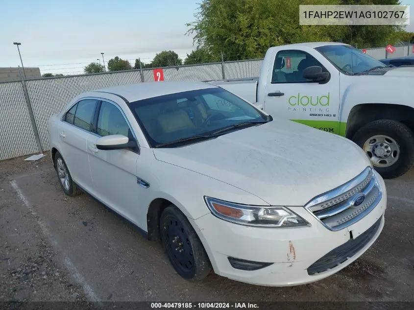 2010 Ford Taurus Sel VIN: 1FAHP2EW1AG102767 Lot: 40479185