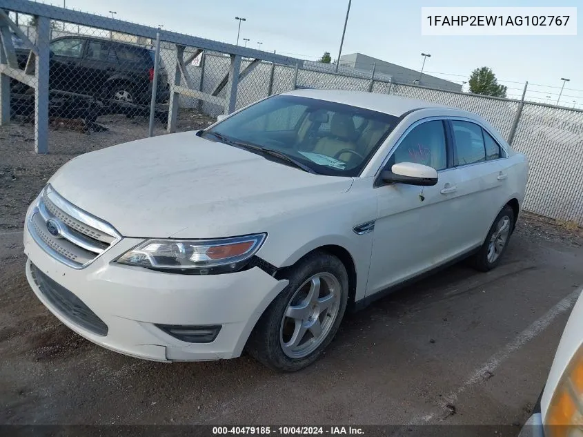 2010 Ford Taurus Sel VIN: 1FAHP2EW1AG102767 Lot: 40479185