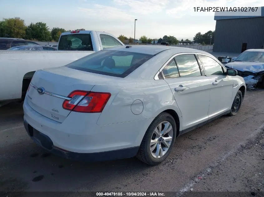 2010 Ford Taurus Sel VIN: 1FAHP2EW1AG102767 Lot: 40479185