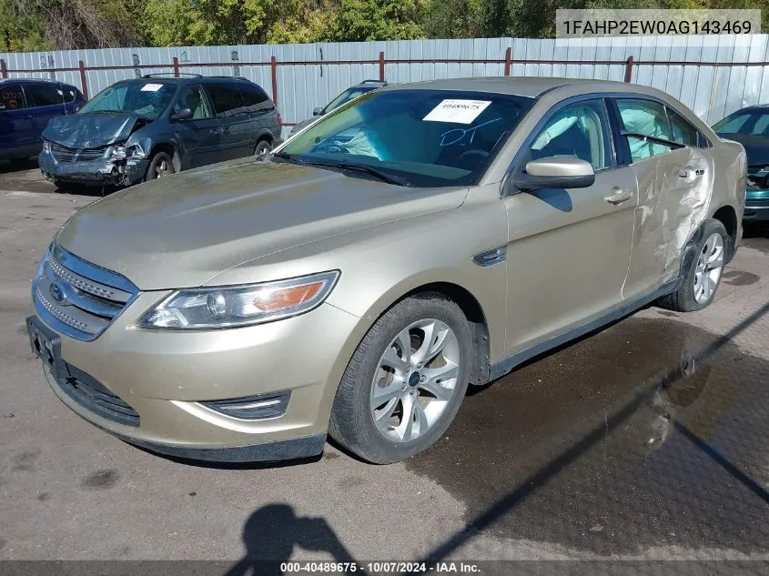 2010 Ford Taurus Sel VIN: 1FAHP2EW0AG143469 Lot: 40489675