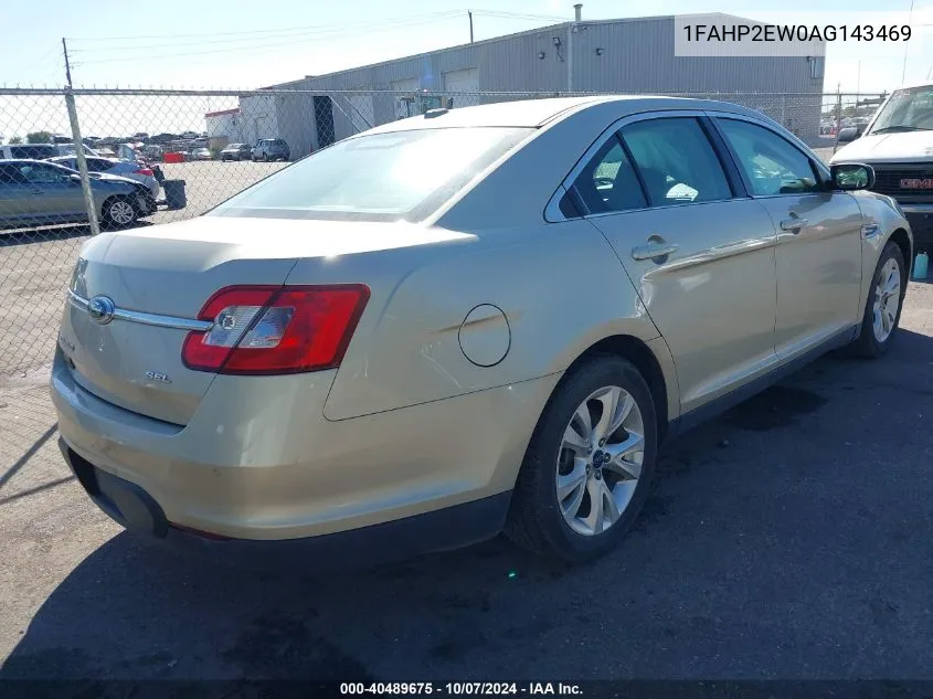 2010 Ford Taurus Sel VIN: 1FAHP2EW0AG143469 Lot: 40489675