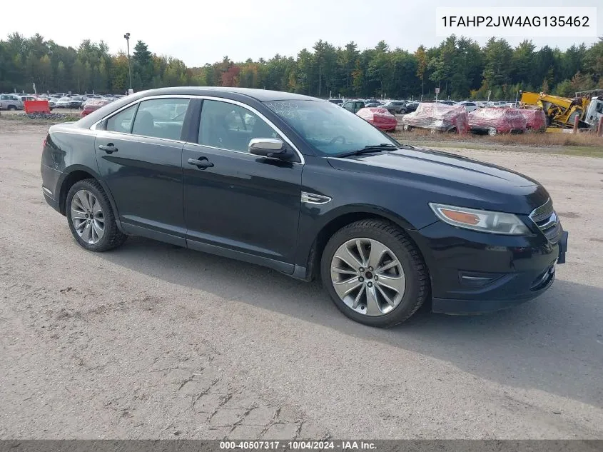 2010 Ford Taurus Limited VIN: 1FAHP2JW4AG135462 Lot: 40507317