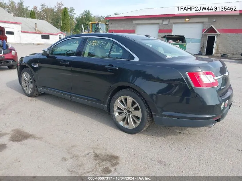 2010 Ford Taurus Limited VIN: 1FAHP2JW4AG135462 Lot: 40507317