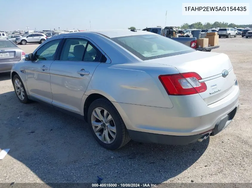 2010 Ford Taurus Sel VIN: 1FAHP2EW5AG154435 Lot: 40515000