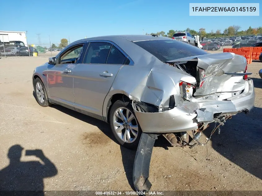 2010 Ford Taurus Sel VIN: 1FAHP2EW6AG145159 Lot: 40532134