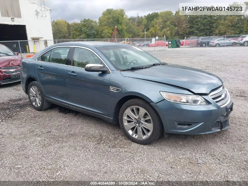 2010 Ford Taurus Limited VIN: 1FAHP2FW0AG145723 Lot: 40544399