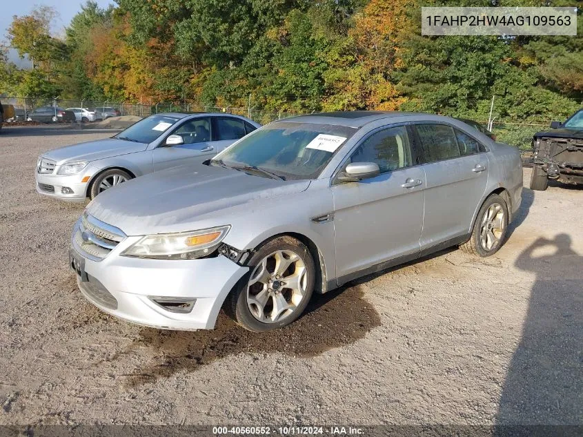 2010 Ford Taurus Sel VIN: 1FAHP2HW4AG109563 Lot: 40560552