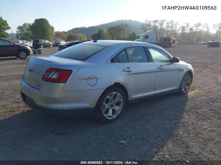 2010 Ford Taurus Sel VIN: 1FAHP2HW4AG109563 Lot: 40560552