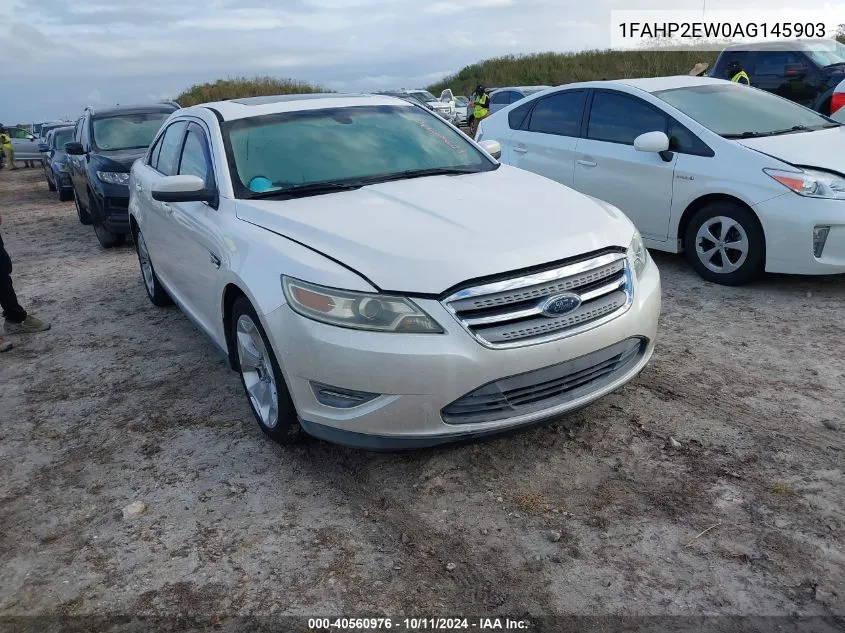 2010 Ford Taurus Sel VIN: 1FAHP2EW0AG145903 Lot: 40560976