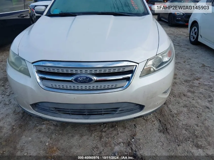 2010 Ford Taurus Sel VIN: 1FAHP2EW0AG145903 Lot: 40560976