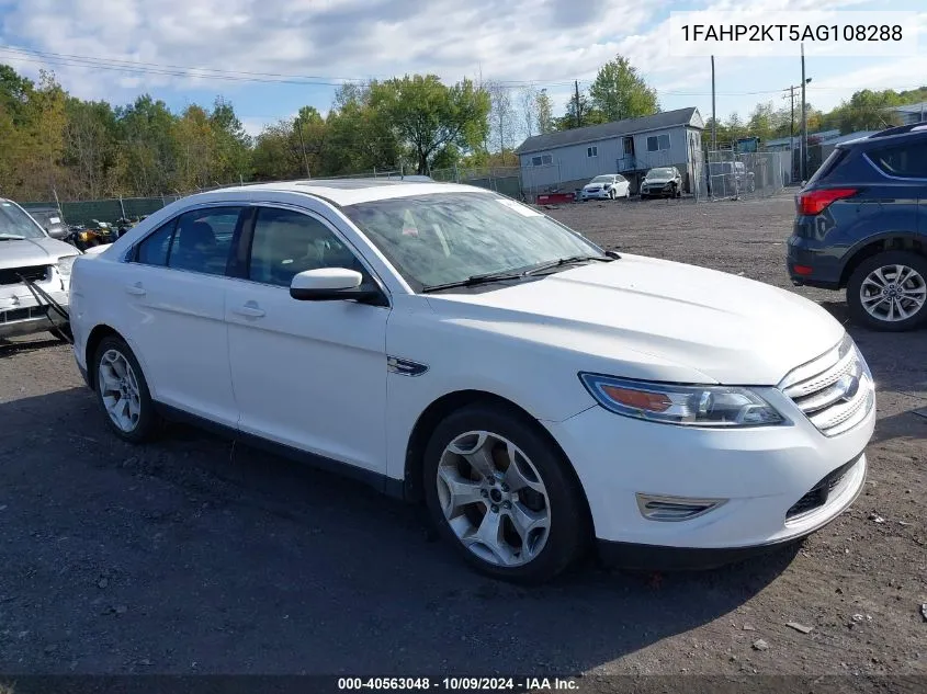 2010 Ford Taurus Sho VIN: 1FAHP2KT5AG108288 Lot: 40563048