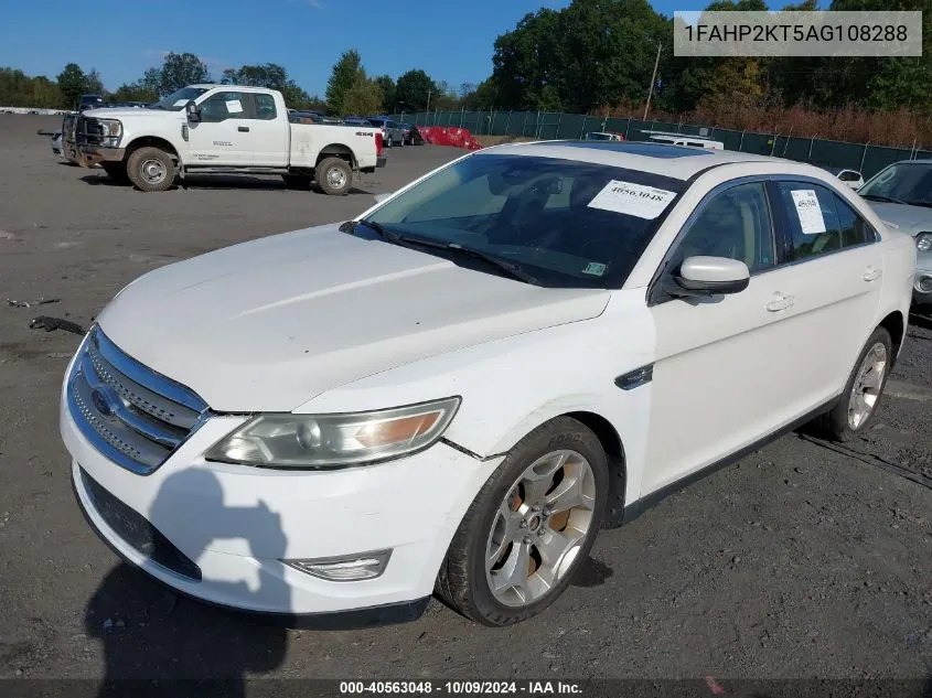 2010 Ford Taurus Sho VIN: 1FAHP2KT5AG108288 Lot: 40563048