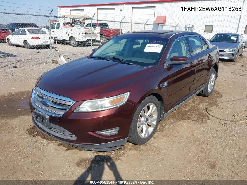 1FAHP2EW6AG113263 2010 Ford Taurus Sel